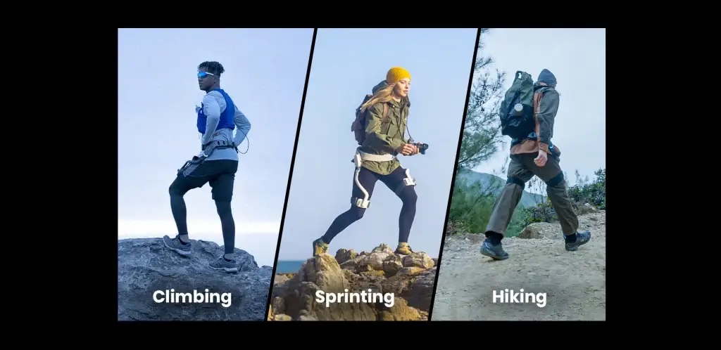 dnsys-x1: Spring Suspension and Stability System: The inclusion of dynamic spring suspension helps in enhancing the user's gait, ensuring stability even on rough terrain.