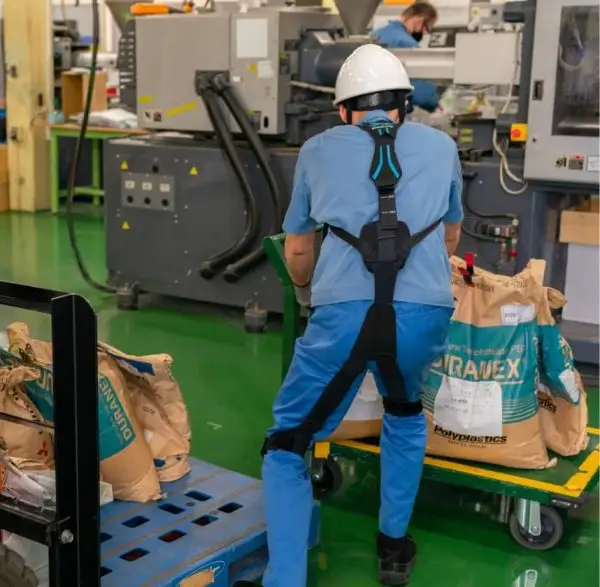 Easy work with an exoskeleton light